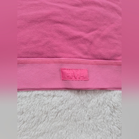SKIMS Cotton Jersey Racerback Bra Sugar Pink Large Discontinued - Picture 5 of 5